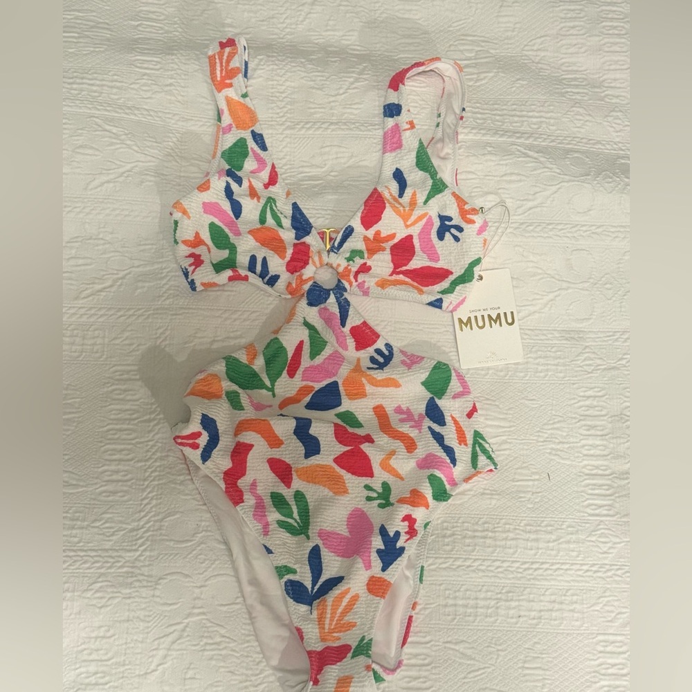 show me your Mumu cutout one-piece